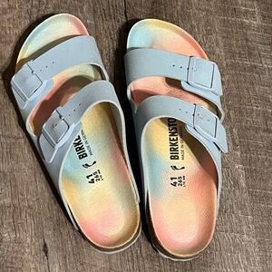 Blue Arizona Birkenstocks